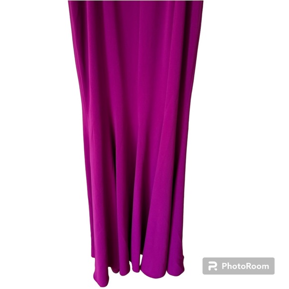 Jay Godfrey Purple Cowl Back Sleeveless Full Length Formal Evening Gown 6 - Picture 9 of 9